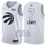 Camiseta All Star 2018 Toronto Raptors Kyle Lowry NO 7 Blanco