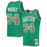 Camiseta Boston Celtics Paul Pierce NO 34 Mitchell & Ness 2007-08 Verde