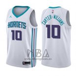 Camiseta Charlotte Hornets Michael Carter-Williams NO 10 Association 2017-18 Blanco