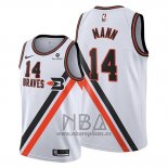 Camiseta Los Angeles Clippers Terance Mann NO 14 Classic Edition 2019-20 Blanco