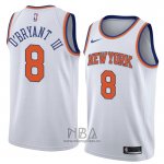 Camiseta New York Knicks Johnny O'bryant III NO 8 Statement 2018 Blanco