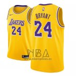 Camiseta Nino Los Angeles Lakers Kobe Bryant NO 24 Icon 2018-19 Amarillo