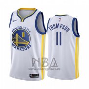 Camiseta Golden State Warriors Klay Thompson NO 11 Association 2018 Blanco