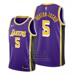 Camiseta Los Angeles Lakers Talen Horton-Tucker NO 5 Statement 2019-20 Violeta