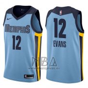 Camiseta Memphis Grizzlies Tyreke Evans NO 12 Statement 2017-18 Azul