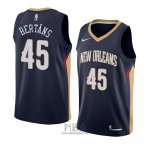 Camiseta New Orleans Pelicans Dairis Bertans NO 45 Icon 2018 Azul