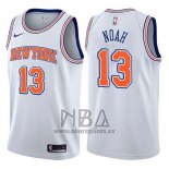 Camiseta New York Knicks Joakim Noah NO 13 Statement 2017-18 Blanco