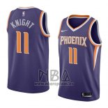 Camiseta Phoenix Suns Brandon Knight NO 11 Icon 2018 Violeta