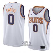 Camiseta Phoenix Suns Marquese Chriss NO 0 Association 2018 Blanco