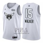 Camiseta All Star 2018 Charlotte Hornets Kemba Walker NO 15 Blanco