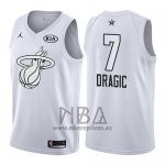 Camiseta All Star 2018 Miami Heat Goran Dragic NO 7 Blanco