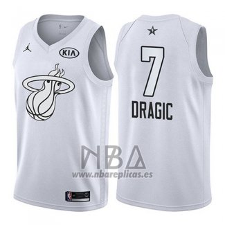 Camiseta All Star 2018 Miami Heat Goran Dragic NO 7 Blanco