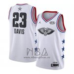 Camiseta All Star 2019 New Orleans Pelicans Anthony Davis NO 23 Blanco
