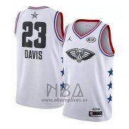 Camiseta All Star 2019 New Orleans Pelicans Anthony Davis NO 23 Blanco