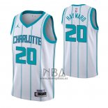 Camiseta Charlotte Hornets Gordon Hayward NO 20 Association 2020-21 Blanco