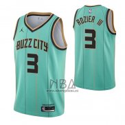 Camiseta Charlotte Hornets Terry Rozier III NO 3 Ciudad 2020-21 Verde