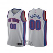 Camiseta Detroit Pistons Personalizada Statement Gris