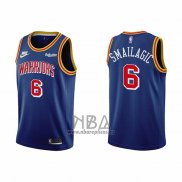 Camiseta Golden State Warriors Alen Smailagic NO 6 75th Anniversary Azul