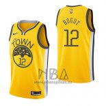 Camiseta Golden State Warriors Andrew Bogut NO 12 Earned 2018-19 Amarillo
