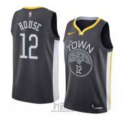 Camiseta Golden State Warriors Danuel House NO 12 Statement 2018 Negro