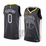 Camiseta Golden State Warriors Demarcus Cousins NO 0 Statement 2018-19 Negro