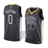 Camiseta Golden State Warriors Demarcus Cousins NO 0 Statement 2018-19 Negro