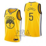 Camiseta Golden State Warriors Kevon Looney NO 5 Earned 2018-19 Amarillo