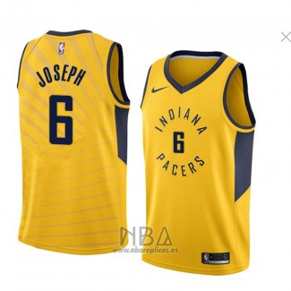 Camiseta Indiana Pacers Cory Joseph NO 6 Statement 2018 Amarillo
