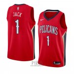 Camiseta New Orleans Pelicans Jarrett Jack NO 1 Statement 2018 Rojo
