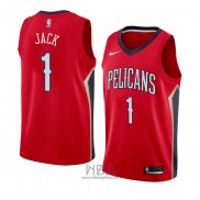 Camiseta New Orleans Pelicans Jarrett Jack NO 1 Statement 2018 Rojo