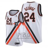 Camiseta Portland Trail Blazers Paul George NO 24 Ciudad 2019-20 Blanco