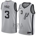 Camiseta San Antonio Spurs Brandon Paul NO 3 Statement 2018 Gris
