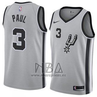 Camiseta San Antonio Spurs Brandon Paul NO 3 Statement 2018 Gris
