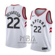 Camiseta Toronto Raptors Malachi Richardson NO 22 Association 2017-18 Blanco