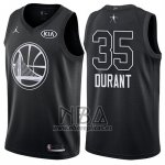 Camiseta All Star 2018 Golden State Warriors Kevin Durant NO 35 Negro