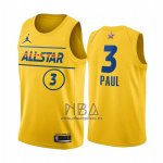 Camiseta All Star 2021 Phoenix Suns Chris Paul NO 3 Oro