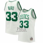 Camiseta Boston Celtics Larry Bird NO 33 Mitchell & Ness 1985-86 Blanco