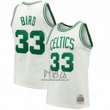Camiseta Boston Celtics Larry Bird NO 33 Mitchell & Ness 1985-86 Blanco