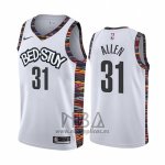 Camiseta Brooklyn Nets Jarrett Allen NO 31 Ciudad Blanco