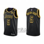 Camiseta Los Angeles Lakers Talen Horton-Tucker NO 5 Mamba 2021-22 Negro