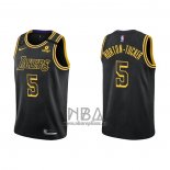 Camiseta Los Angeles Lakers Talen Horton-Tucker NO 5 Mamba 2021-22 Negro