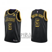 Camiseta Los Angeles Lakers Talen Horton-Tucker NO 5 Mamba 2021-22 Negro