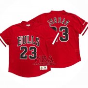 Camiseta Manga Corta Chicago Bulls Michael Jordan NO 23 Rojo2