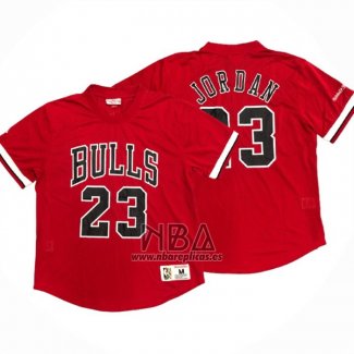 Camiseta Manga Corta Chicago Bulls Michael Jordan NO 23 Rojo2