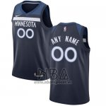 Camiseta Minnesota Timberwolves Personalizada 2017-18 Azul