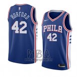 Camiseta Philadelphia 76ers Al Horford NO 42 Icon 2019-20 Azul