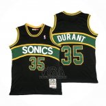 Camiseta Seattle SuperSonics Kevin Durant NO 35 Mitchell & Ness 2007-08 Negro