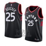 Camiseta Toronto Raptors Chris Boucher NO 25 Statement 2018 Negro