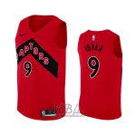 Camiseta Toronto Raptors Serge Ibaka NO 9 Icon 2020-21 Rojo