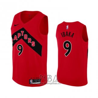 Camiseta Toronto Raptors Serge Ibaka NO 9 Icon 2020-21 Rojo